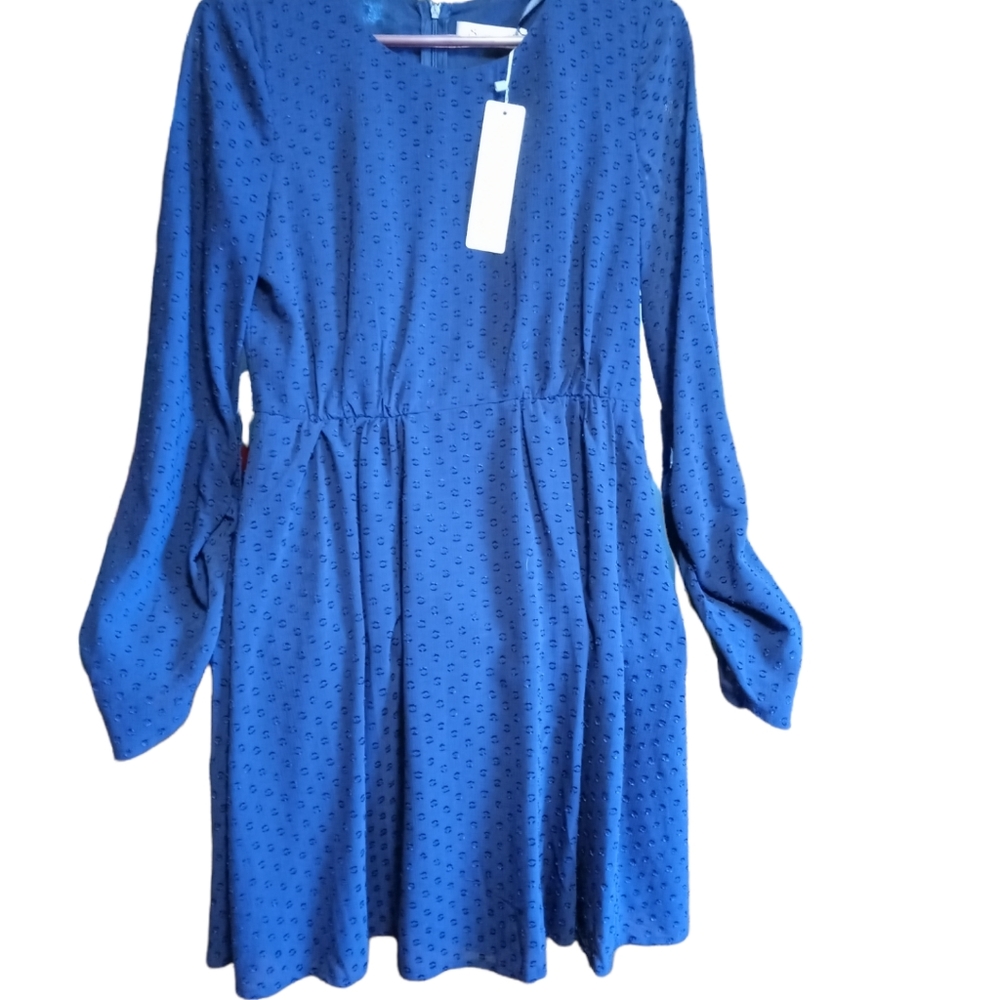 Navy Dress, Long sleeve. NWT